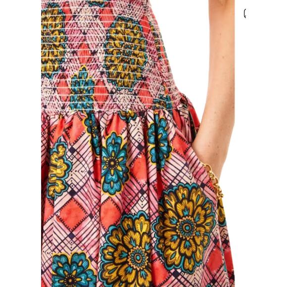 TUCKERNUCK autumn adeigbo Pink Floral Winnie dress NWT Size 8 - Picture 5 of 7